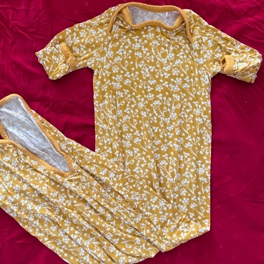 Little Sleepies Golden Poppies gown